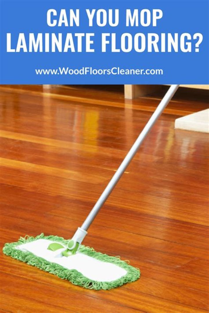 Can you mop laminate flooring?