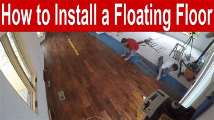Can you nail down a floating floor?