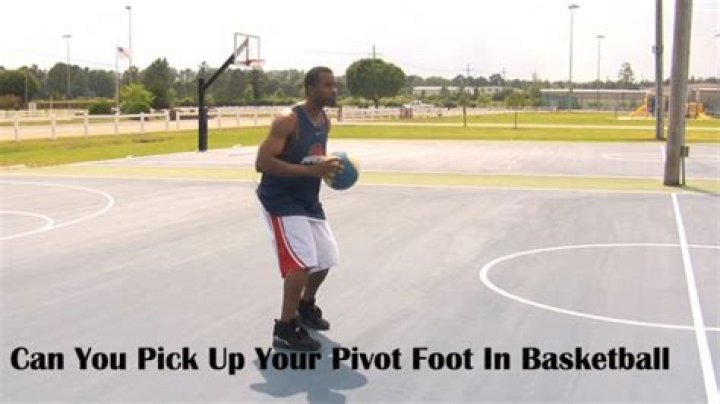 Can you pick up your pivot foot?