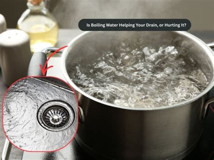 Can you pour boiling water down bathtub drain?