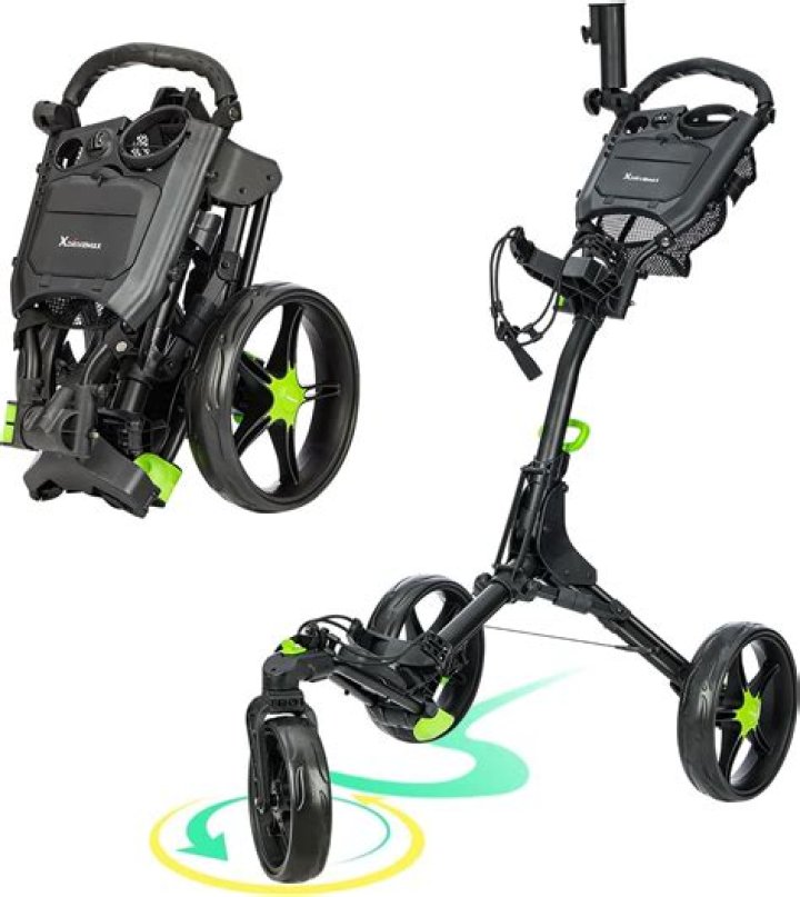Can you push a golf pull cart?