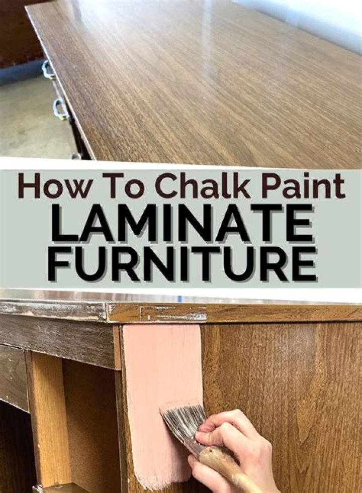 Can you put chalk paint over laminate?