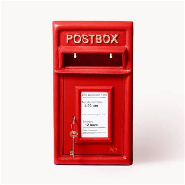 Can you put parcels in a red post box?