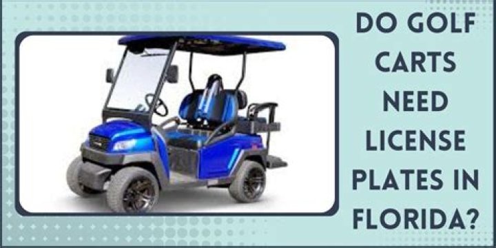 Can you register a golf cart in Florida?
