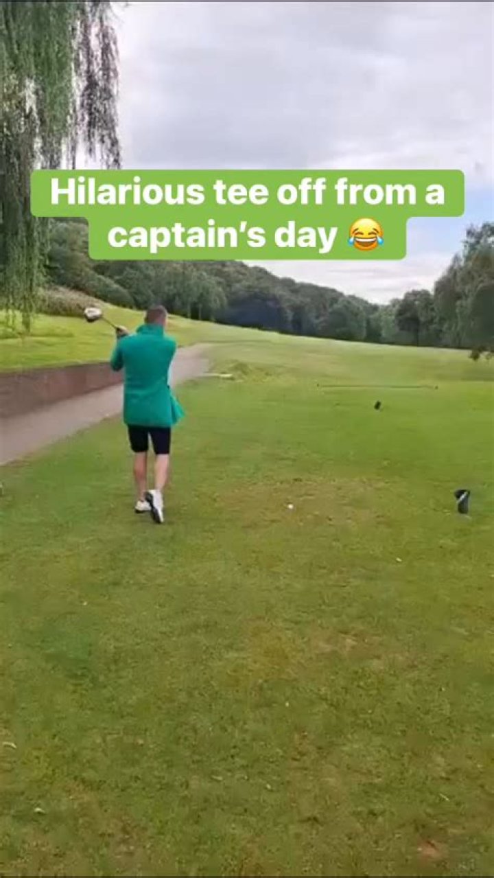 Can you tee off on the green?