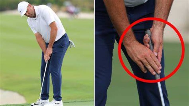 Can you touch the putter shaft when putting?
