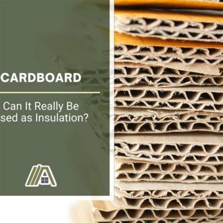 Can you use cardboard as insulation?