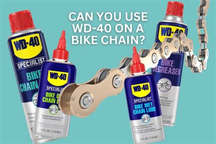 Can you use WD-40 on dirt bike chains?