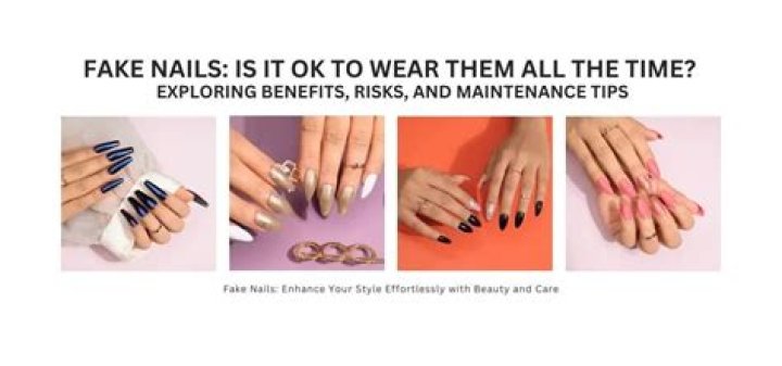 Can you wear fake nails in food service?