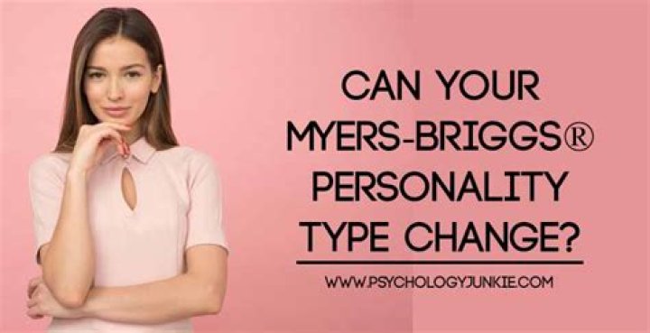 Can Your personality type change?