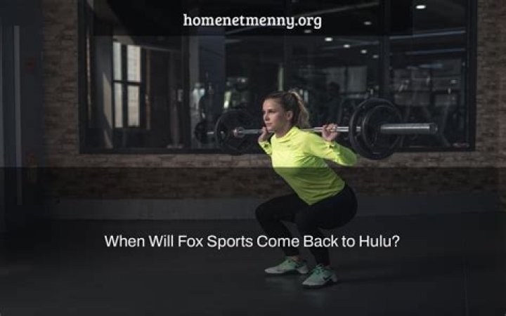 Did Hulu drop Fox Sports Sun?