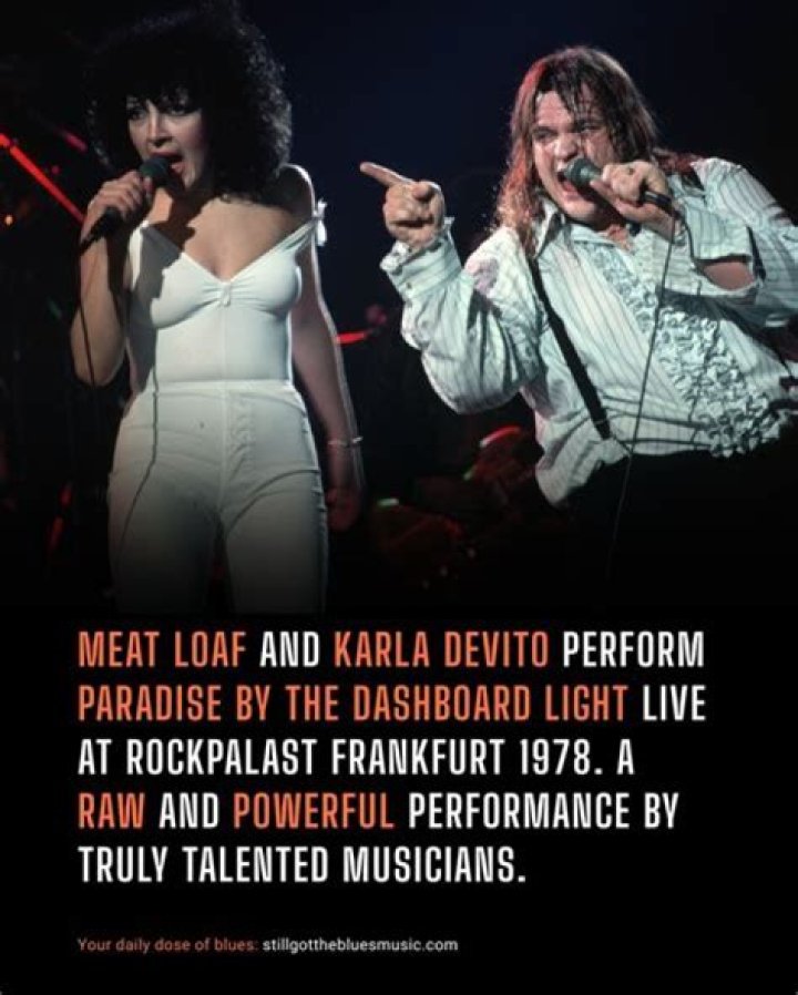 Did Karla DeVito actually sing with Meat Loaf?