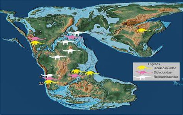 Did the dinosaurs live on Pangea?
