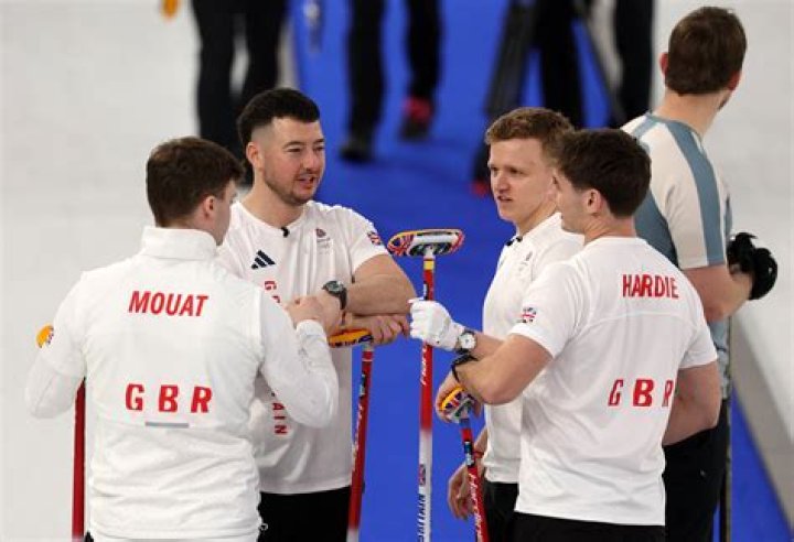 Did the GB men win the curling?