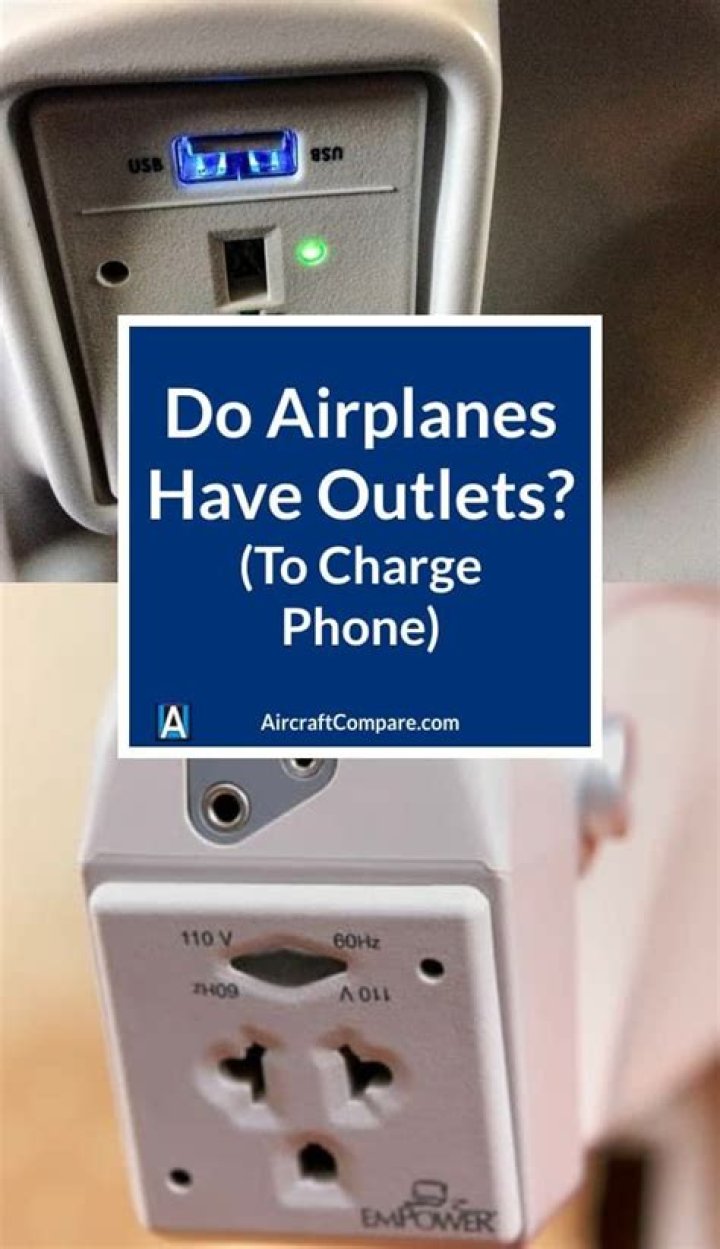 Do airplanes have outlets?