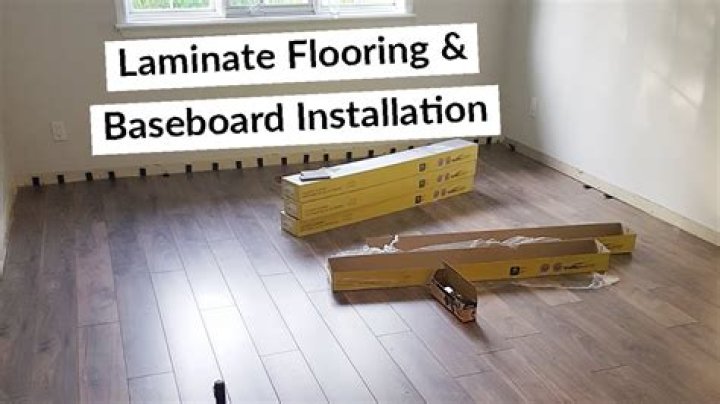 Do baseboards go in before flooring?