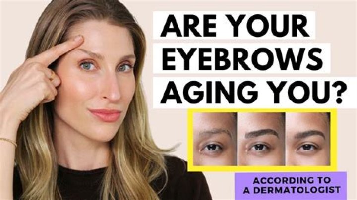 Do eyebrows get coarser with age?