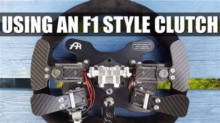 Do F1 cars have a clutch?