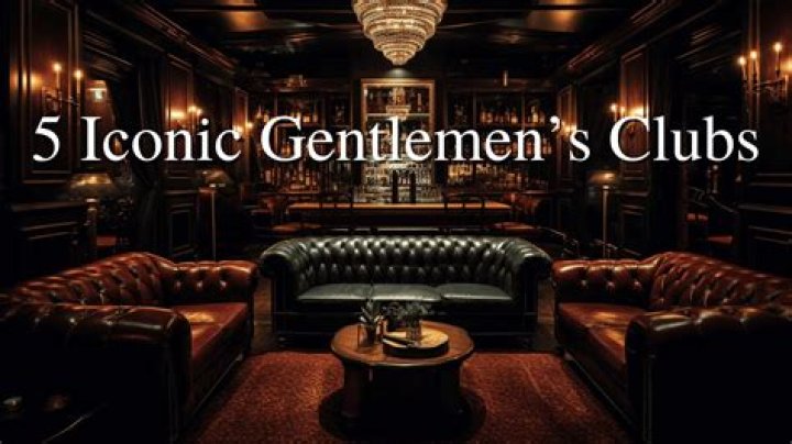 Do gentlemens clubs still exist?