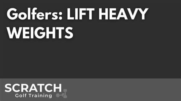 Do golfers lift weights?
