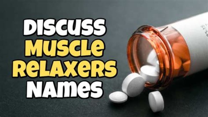 Do muscle relaxers help with sleep?