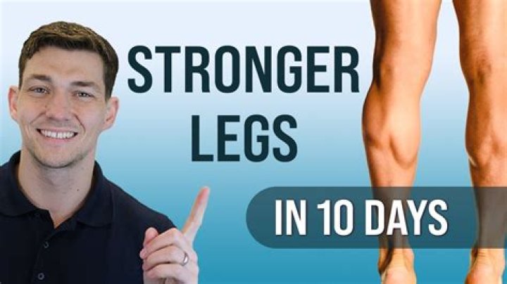 Do stronger legs make you run longer?