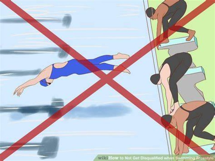 Do you get disqualified for a false start swimming?