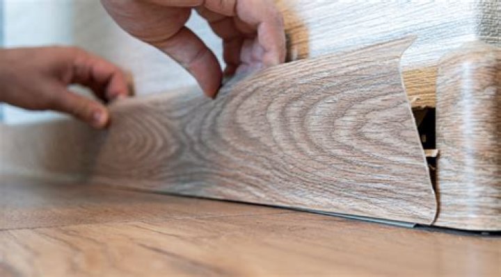 Do you need to remove skirting boards to lay vinyl planks?