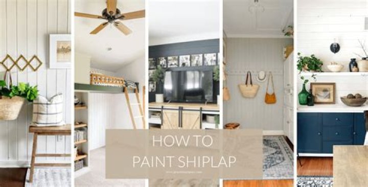 Do you paint in between shiplap?