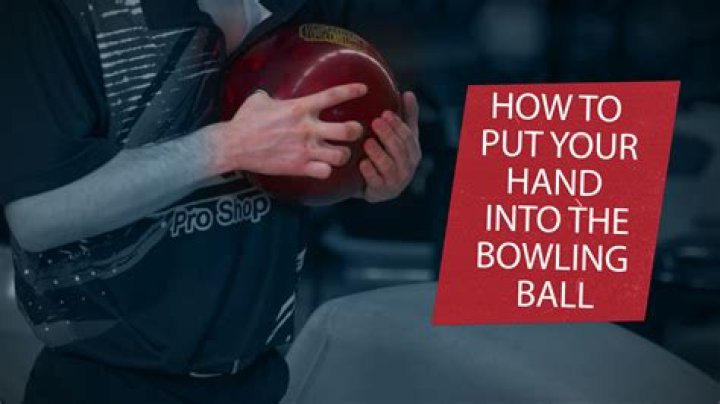 Do you put your thumb in a bowling ball first?