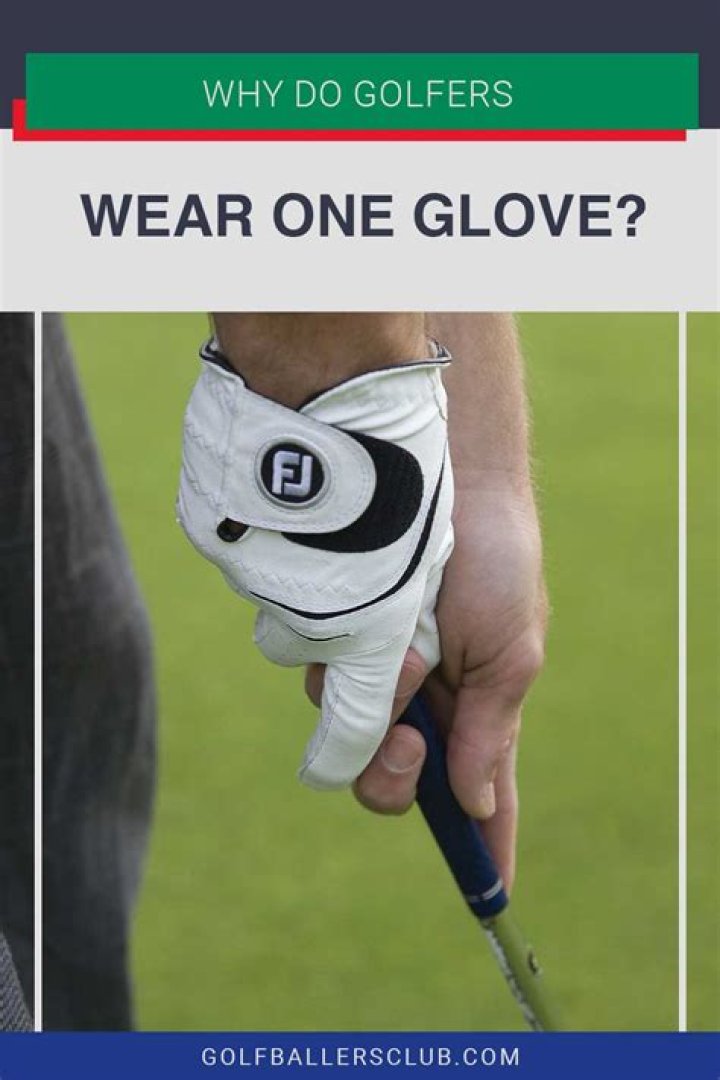 Do you wear one or two golf gloves?