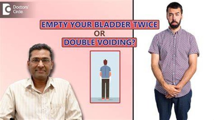 Does a man empty his bladder better standing or sitting?