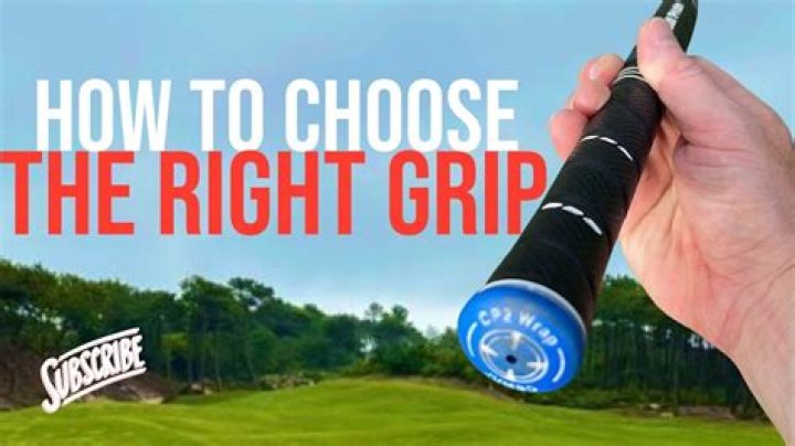 Does a thicker golf grip help?