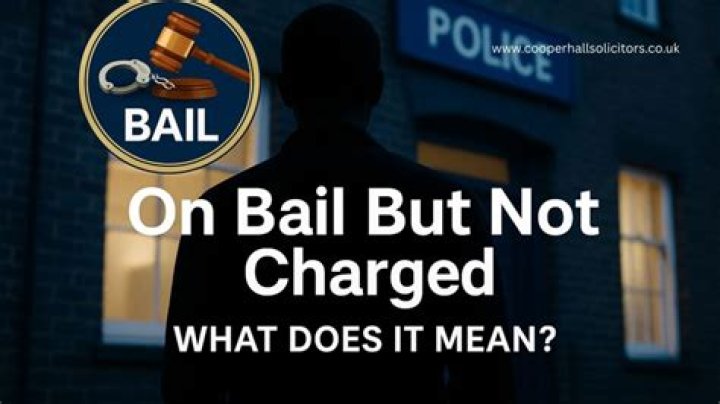 Does bail mean you have been charged?