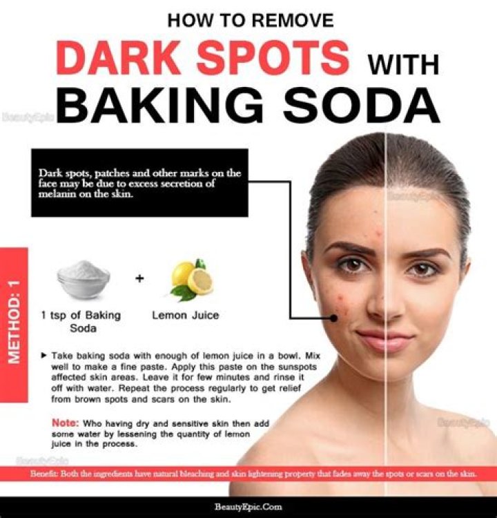 Does baking soda and lemon lighten skin?