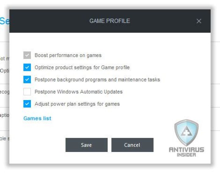 Does Bitdefender have game mode?