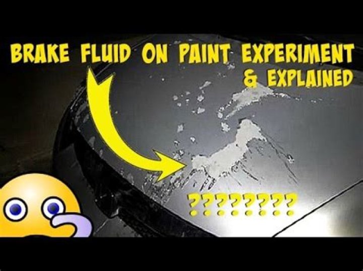 Does brake fluid ruin car paint?