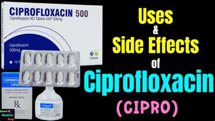 Does ciprofloxacin cause sleeplessness?