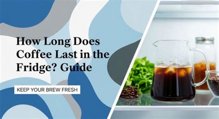 Does coffee in the refrigerator go bad?