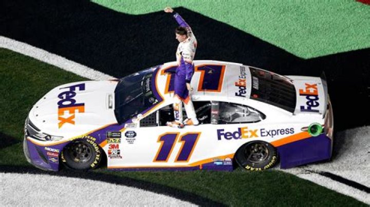 Does Denny Hamlin drive for FedEx?