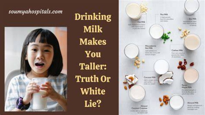 Does drinking milk make you taller at 16?