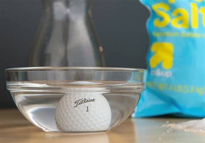 Does golf ball sink in water?