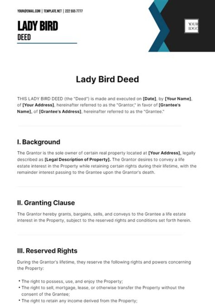 Does ladybird deed avoid inheritance tax?