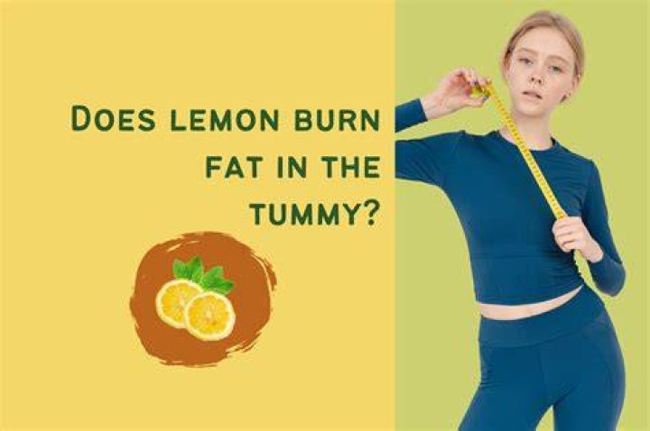 Does lemon burn fat?