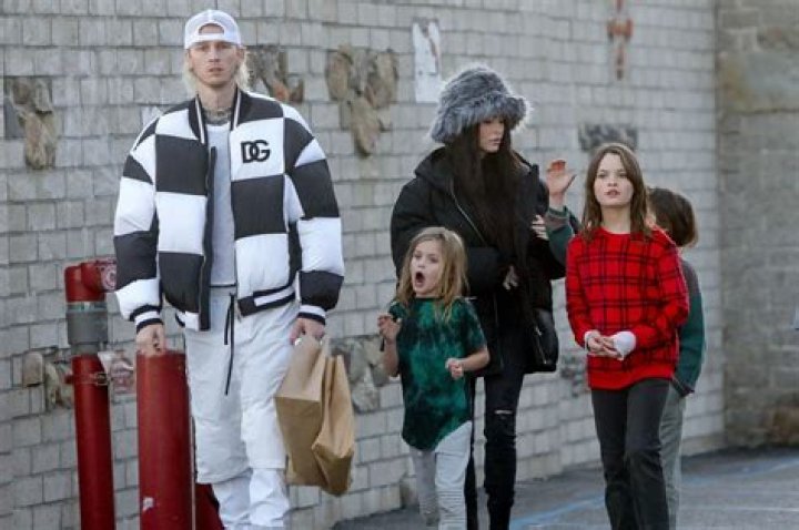 Does Machine Gun Kelly get along with Megan Fox's kids?