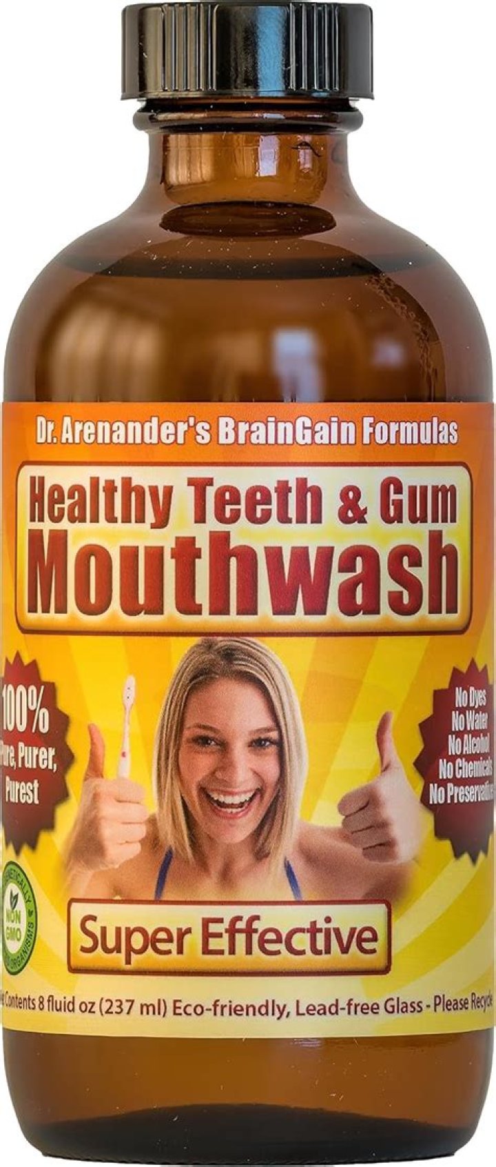 Does mouthwash help receding gums?