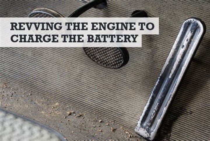 Does revving the engine charge the battery?