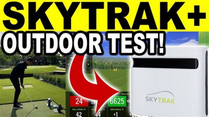 Does SkyTrak work outside?