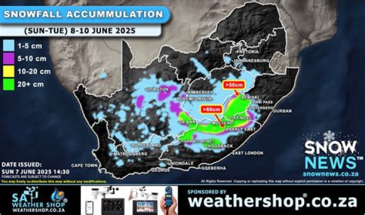 Does South Africa snow?