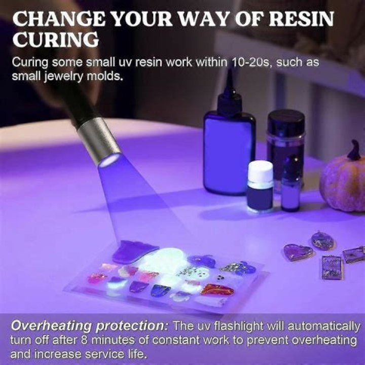 Does UV light cure resin faster?
